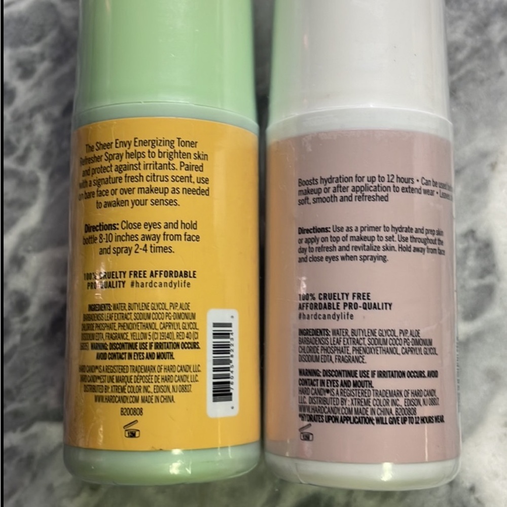 New Hard Candy Toner Refresher Primer Mist - Picture 2 of 3